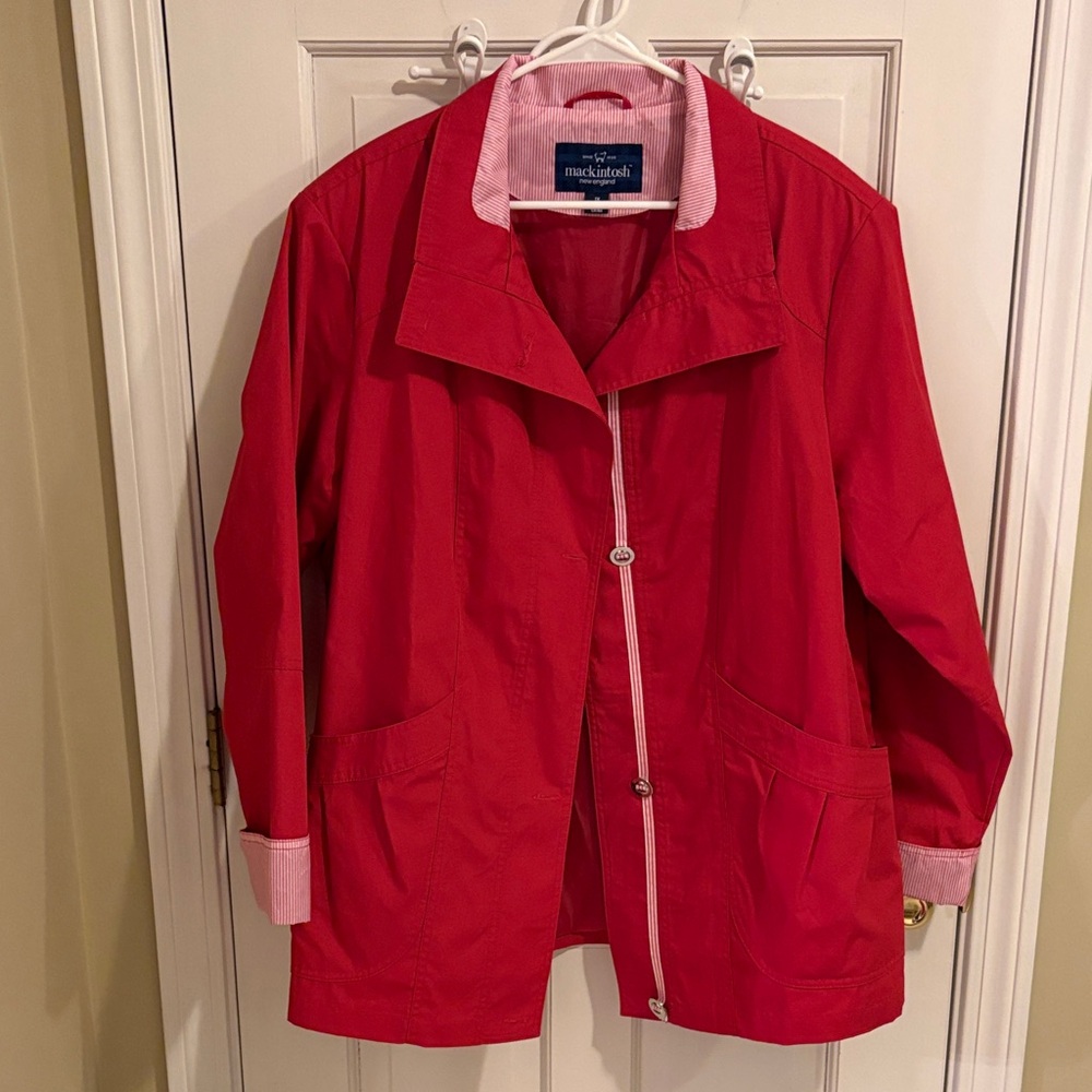 Women's Red Coat by mackintosh New England 1x in excellent condtion